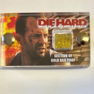 die-hard-with-a-vengence-mini-display-screen-used-section-of-gold-prop-bar-mini-display