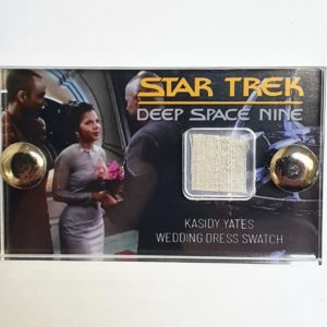 star-trek-deep-space-nine-ds9-kasidy-yates-wedding-dress-till-death-us-do-part-production-costume-fabric-swatch-mini-display
